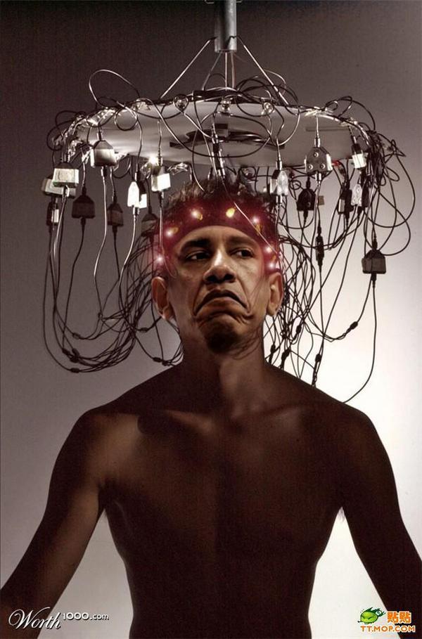 【拍砖】超级恶搞图片之恶搞奥巴马,奥巴马遭国外网友PS令人喷饭(一)
