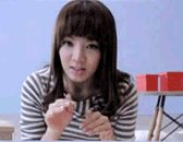 【晕菜】搞笑动图图片之韩国少女时代动态表情图片,是原创的哦！